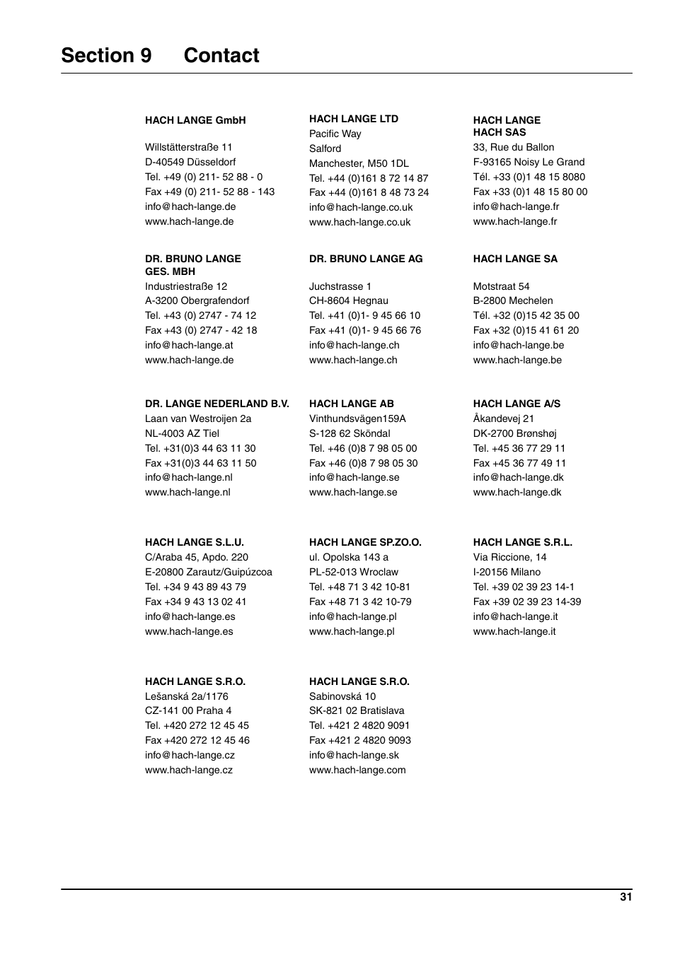 Hach-Lange pHD sc User Manual | Page 37 / 44