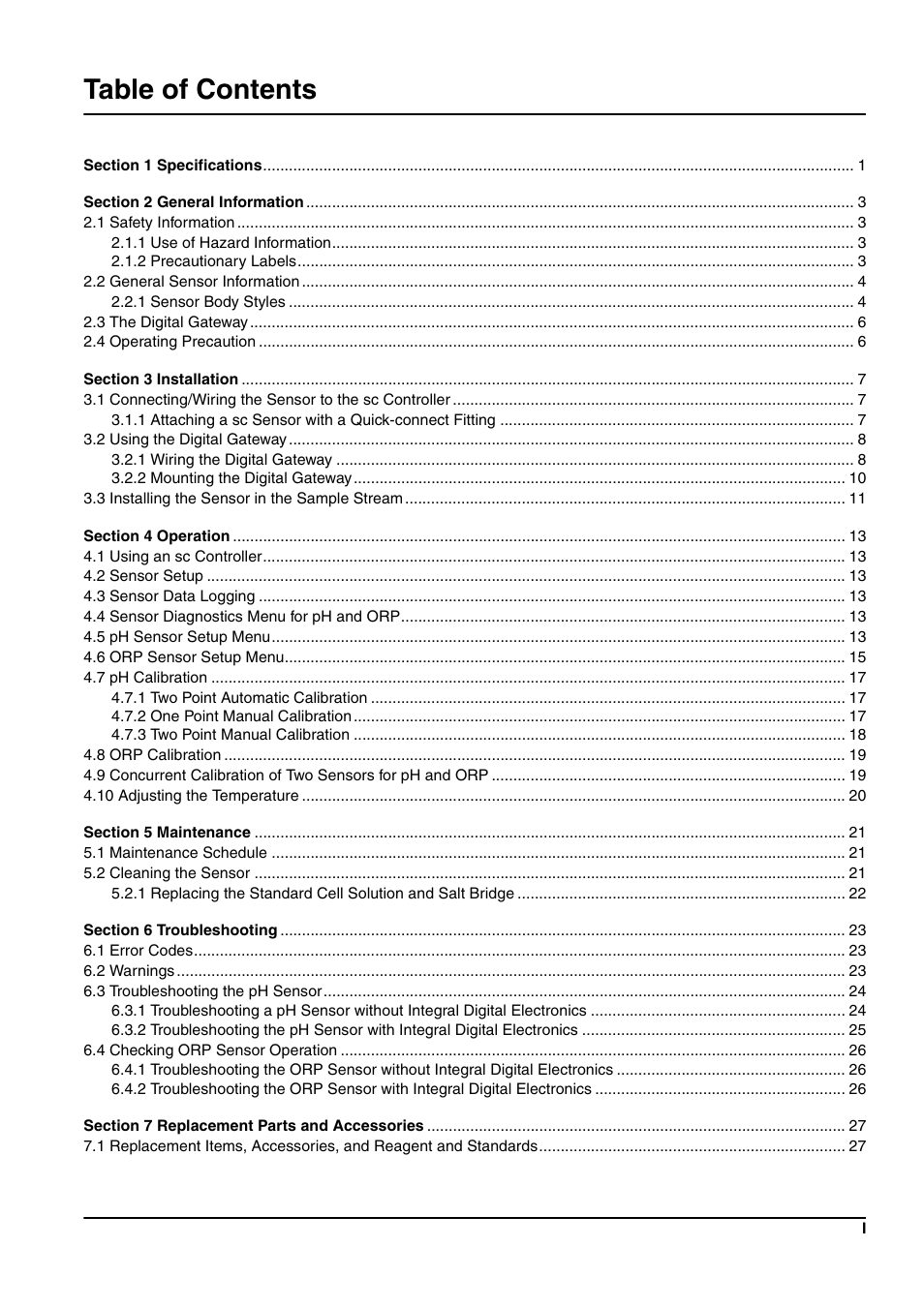 Hach-Lange pHD sc User Manual | Page 5 / 44