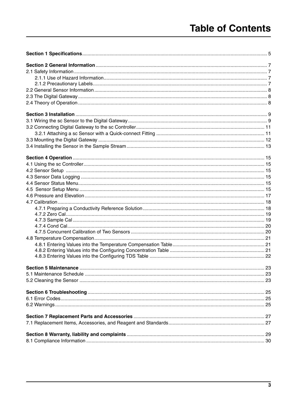 Hach-Lange 3705 sc User Manual | Page 5 / 38