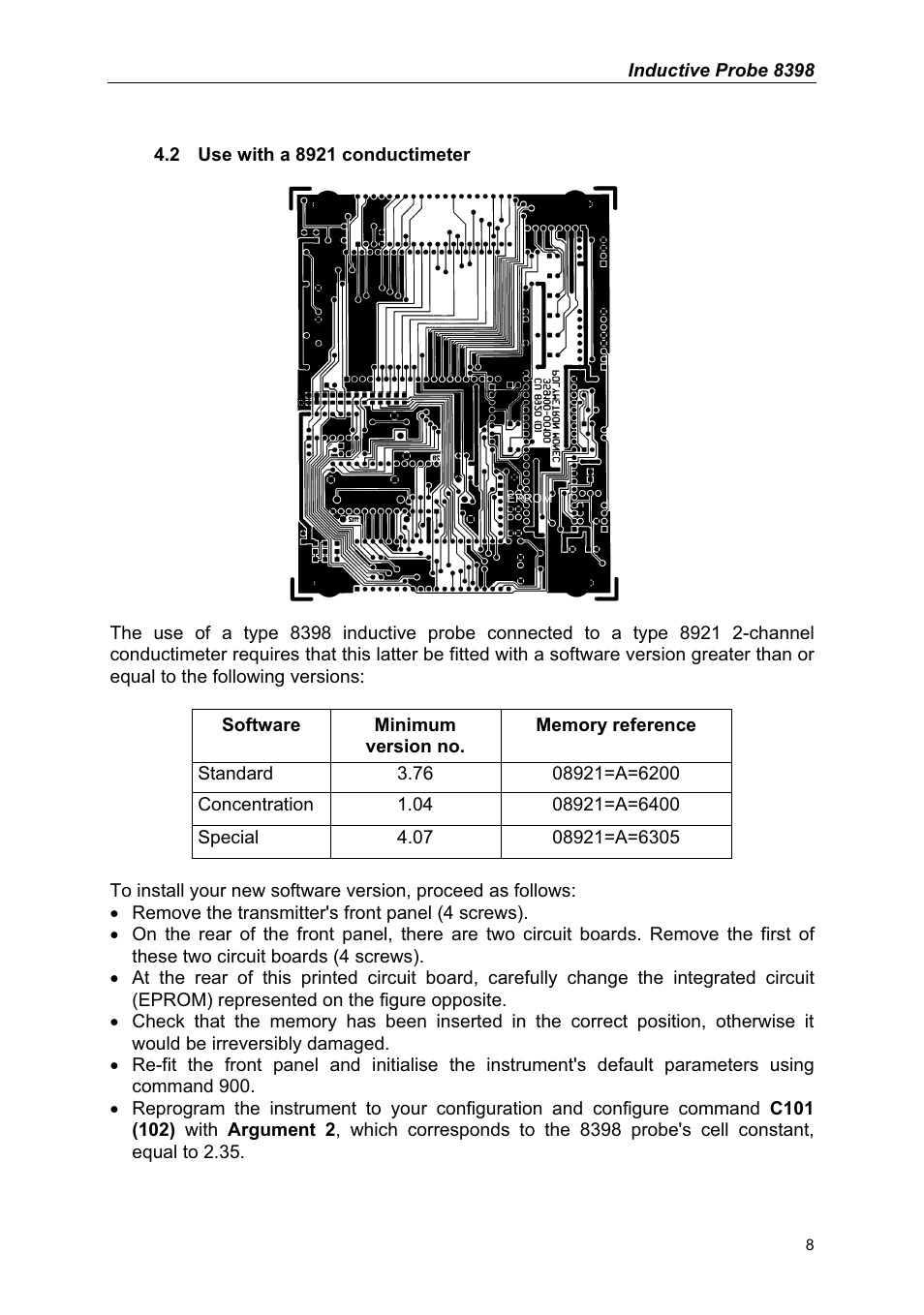 Hach-Lange POLYMETRON 8398 User Manual | Page 11 / 28