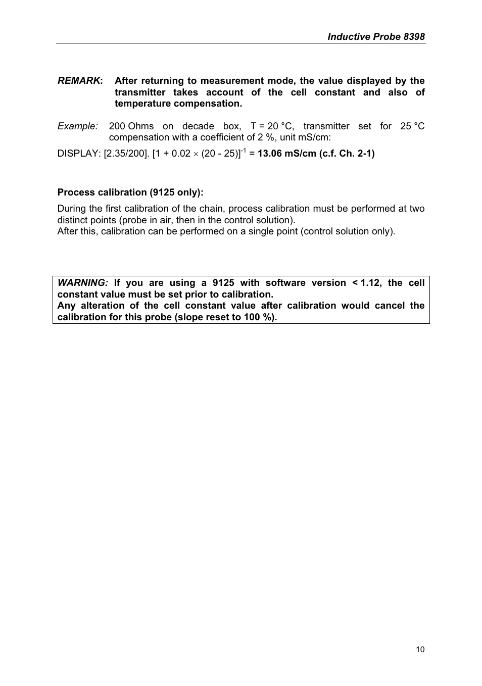 Hach-Lange POLYMETRON 8398 User Manual | Page 13 / 28