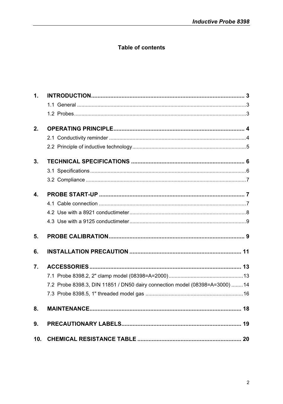 Hach-Lange POLYMETRON 8398 User Manual | Page 5 / 28
