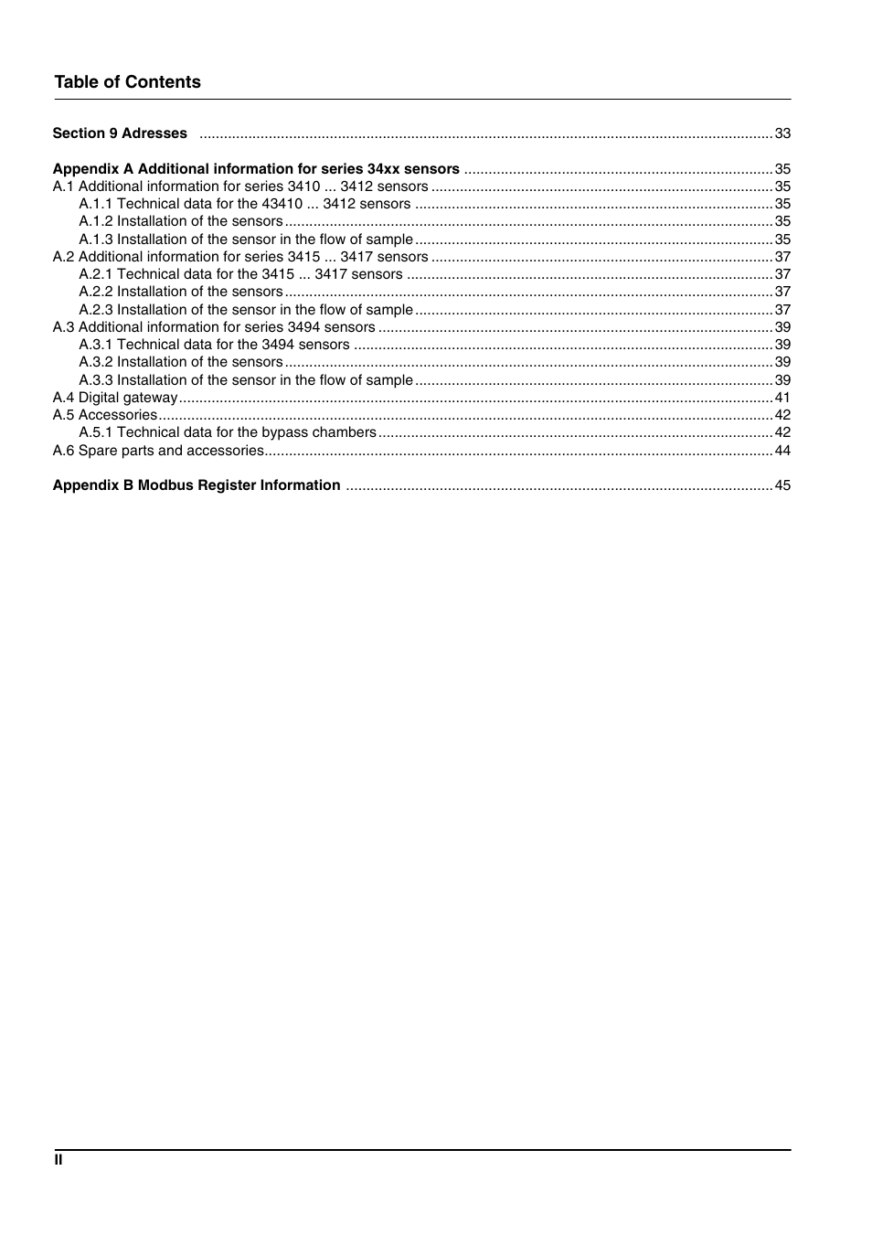 Hach-Lange 3400 sc User Manual | Page 6 / 52