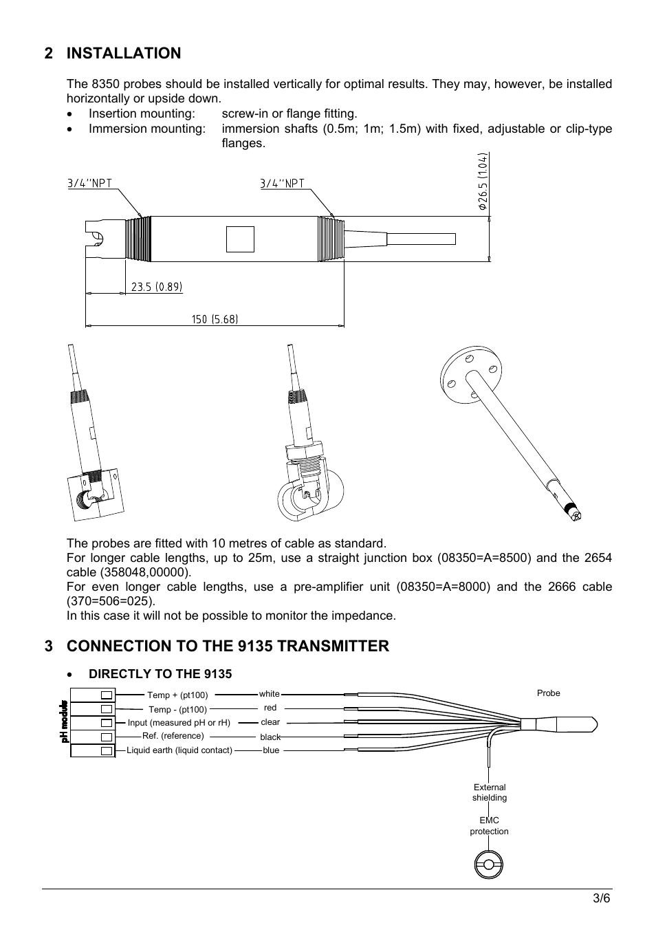 2 installation | Hach-Lange POLYMETRON 8350_8351 User Manual User Manual | Page 7 / 36