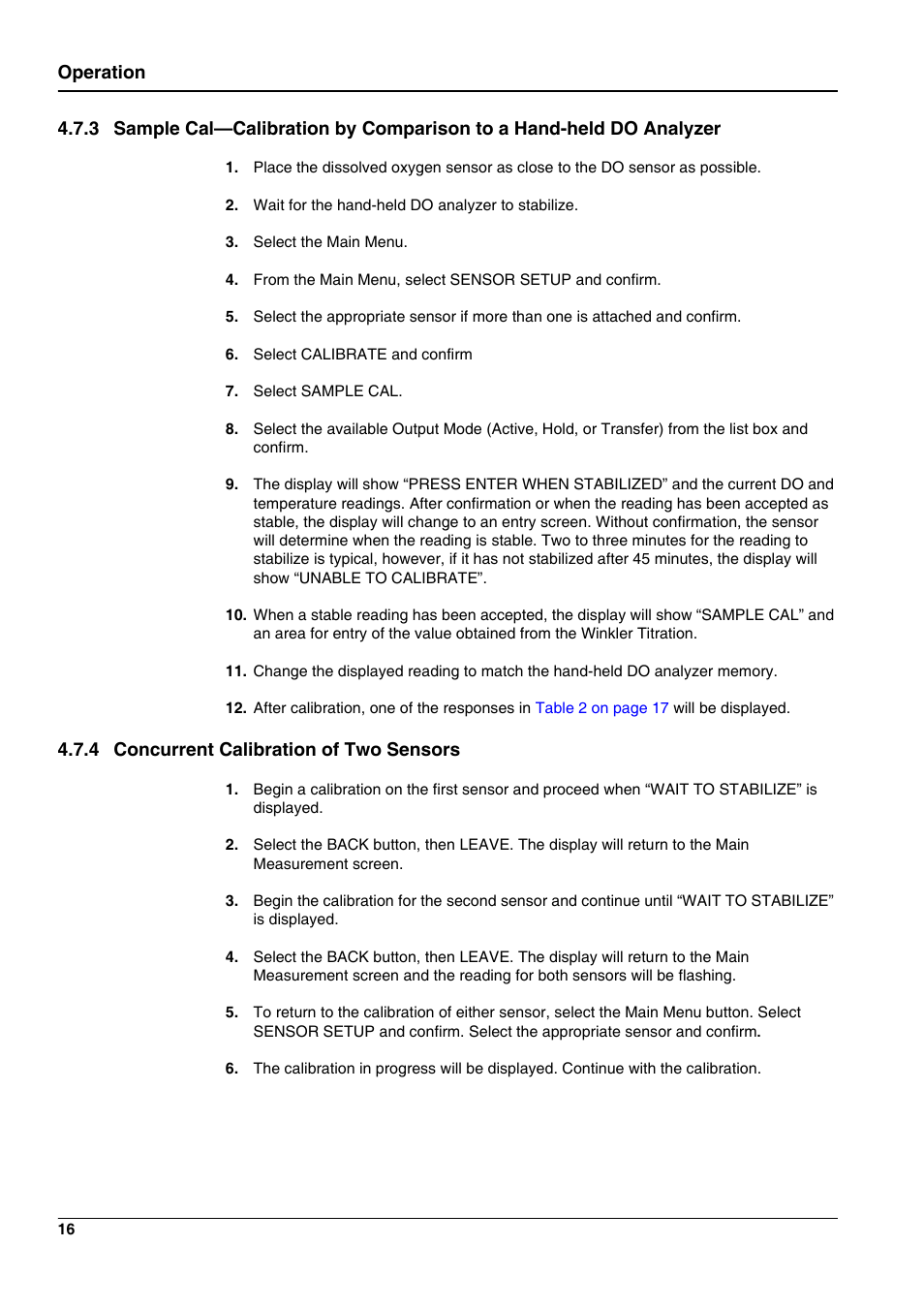 4 concurrent calibration of two sensors | Hach-Lange 5740 sc User Manual | Page 20 / 36