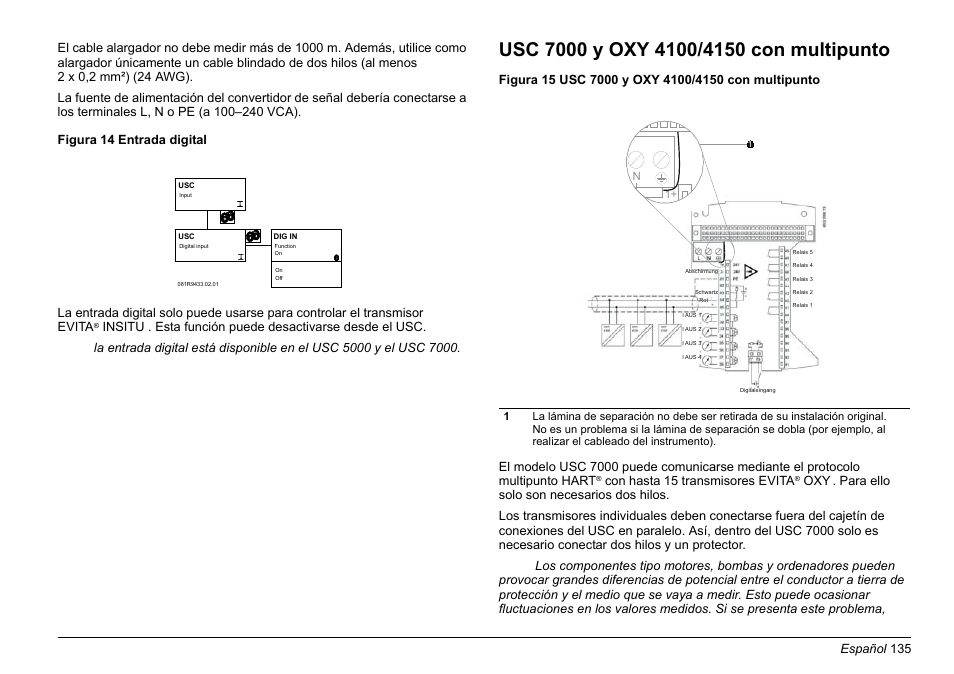 Con hasta 15 transmisores evita | Hach-Lange EVITA OXY Basic User Manual User Manual | Page 135 / 375