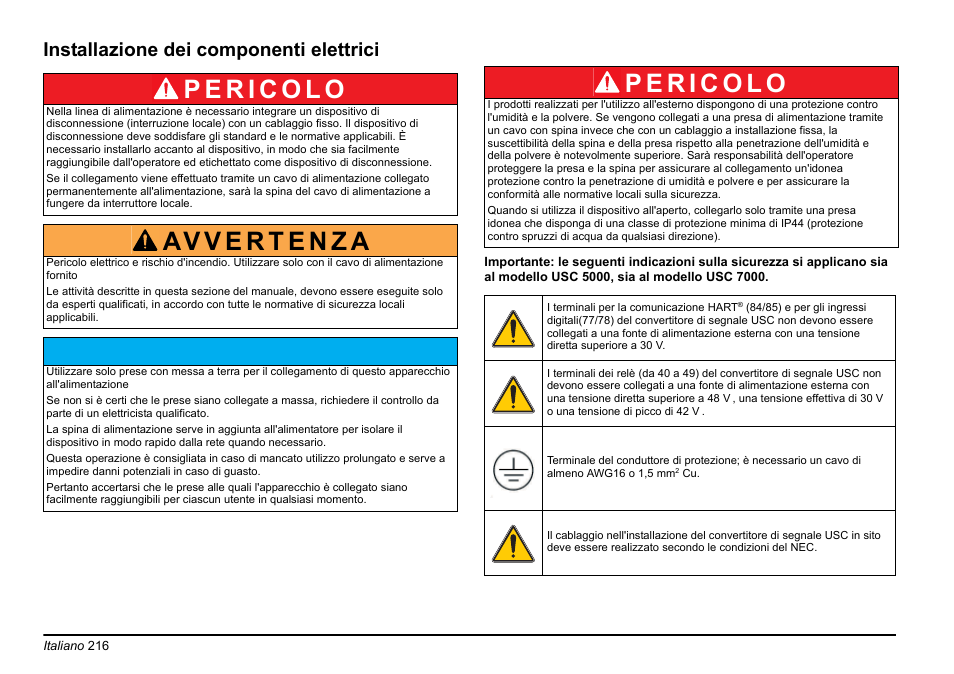 Installazione dei componenti elettrici | Hach-Lange EVITA OXY Basic User Manual User Manual | Page 216 / 375