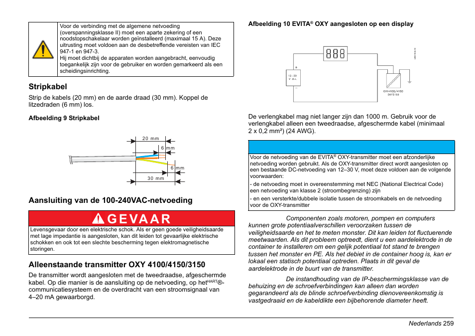 G e va a r | Hach-Lange EVITA OXY Basic User Manual User Manual | Page 259 / 375