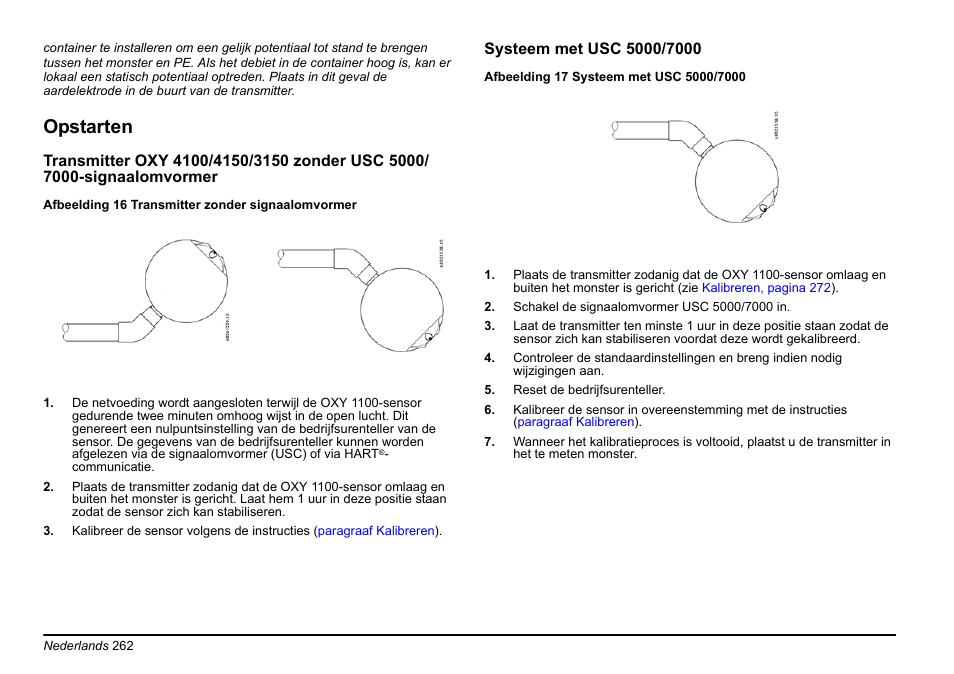 Opstarten | Hach-Lange EVITA OXY Basic User Manual User Manual | Page 262 / 375