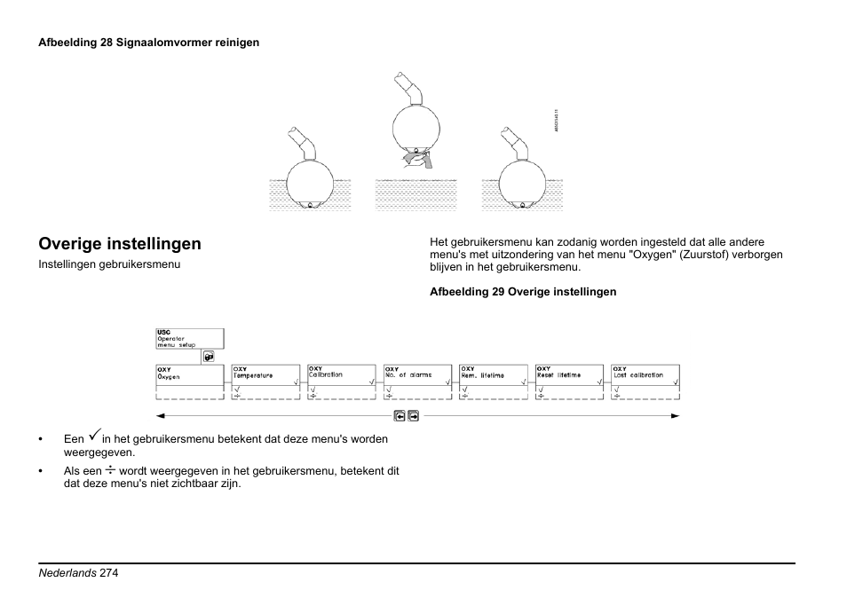 Overige instellingen | Hach-Lange EVITA OXY Basic User Manual User Manual | Page 274 / 375