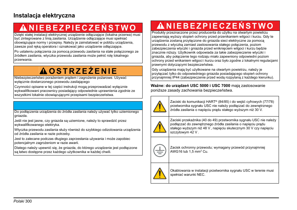 Instalacja elektryczna | Hach-Lange EVITA OXY Basic User Manual User Manual | Page 300 / 375