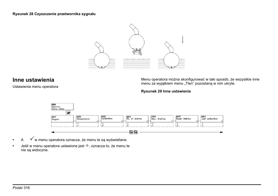 Inne ustawienia | Hach-Lange EVITA OXY Basic User Manual User Manual | Page 316 / 375