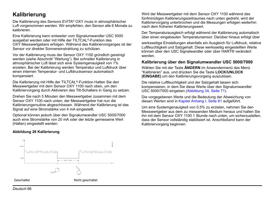 Kapitel kalibrierung, Kalibrierung, Seite 66 | Hach-Lange EVITA OXY Basic User Manual User Manual | Page 66 / 375