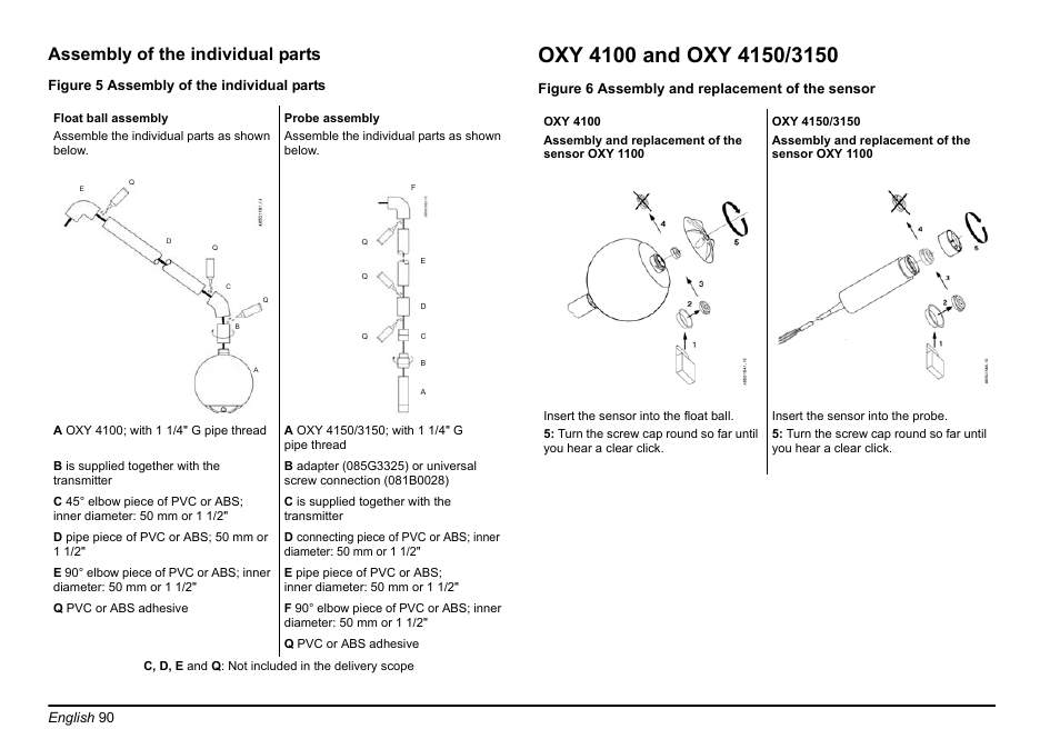 Assembly of the individual parts | Hach-Lange EVITA OXY Basic User Manual User Manual | Page 90 / 375