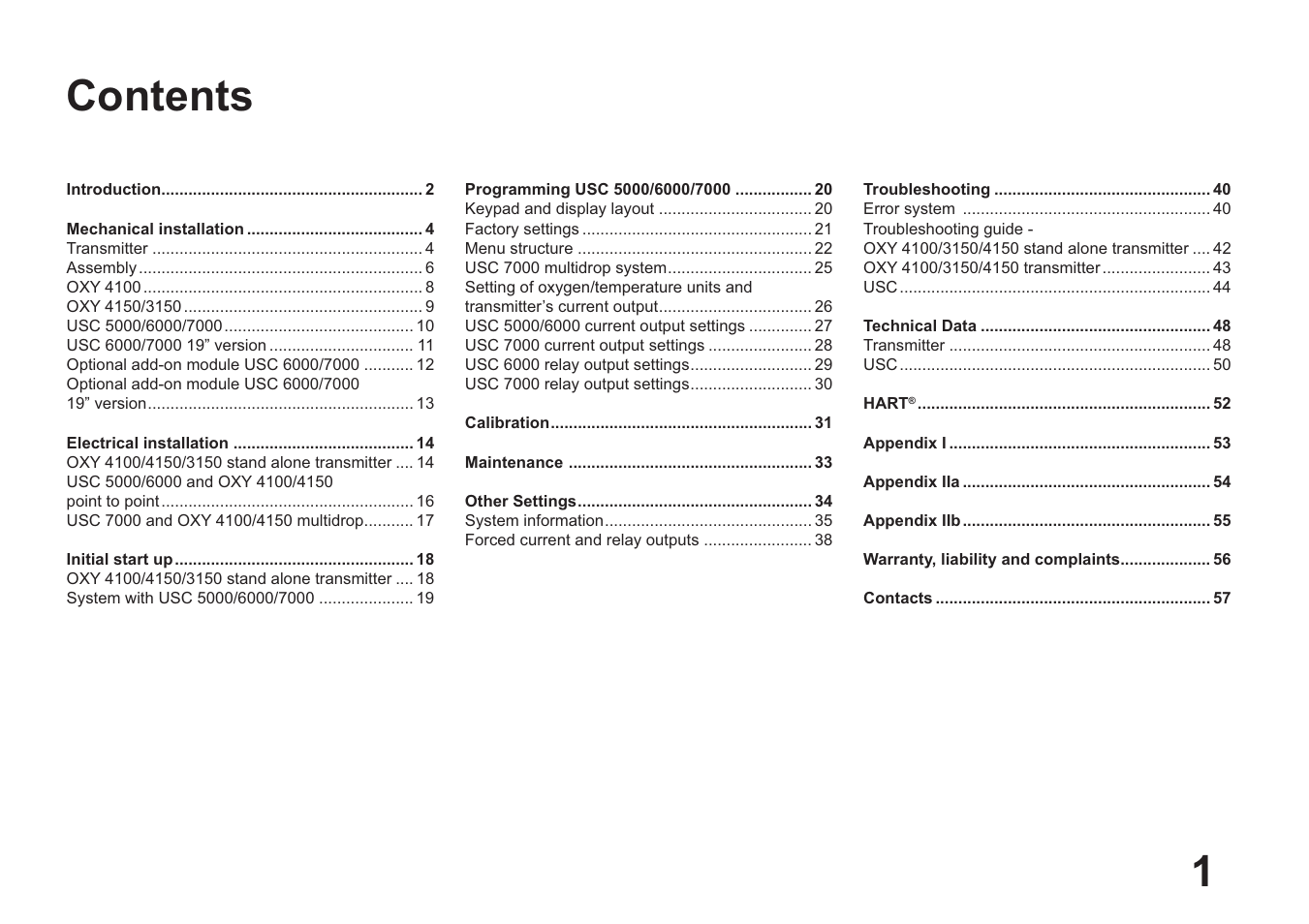 1contents | Hach-Lange EVITA OXY User Manual User Manual | Page 3 / 60