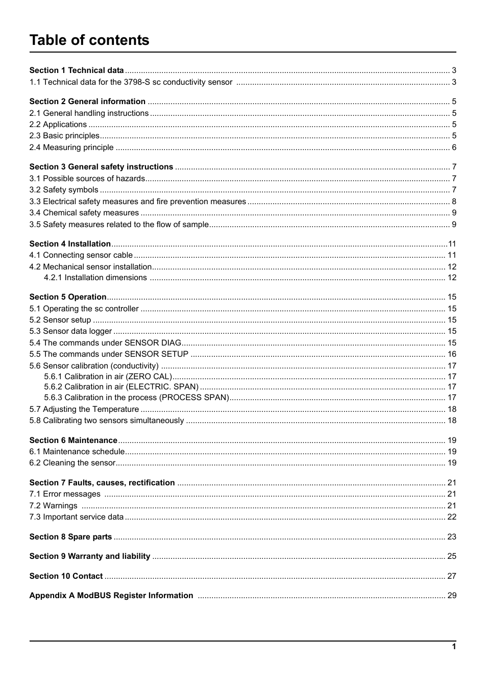 Hach-Lange 3798-S sc User Manual | Page 3 / 32