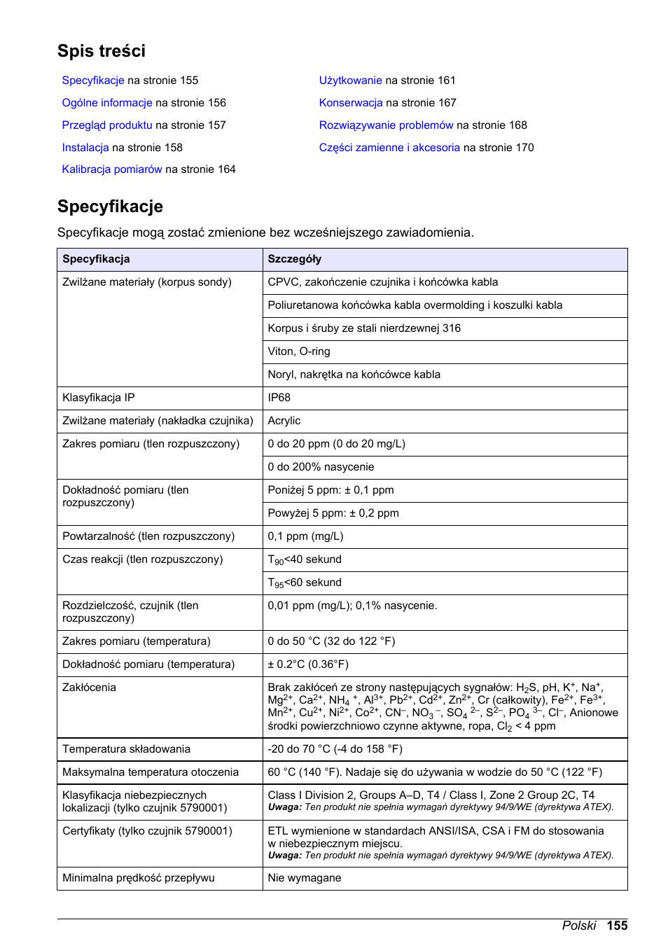 Hach-Lange LDO Sensor User Manual | Page 155 / 394