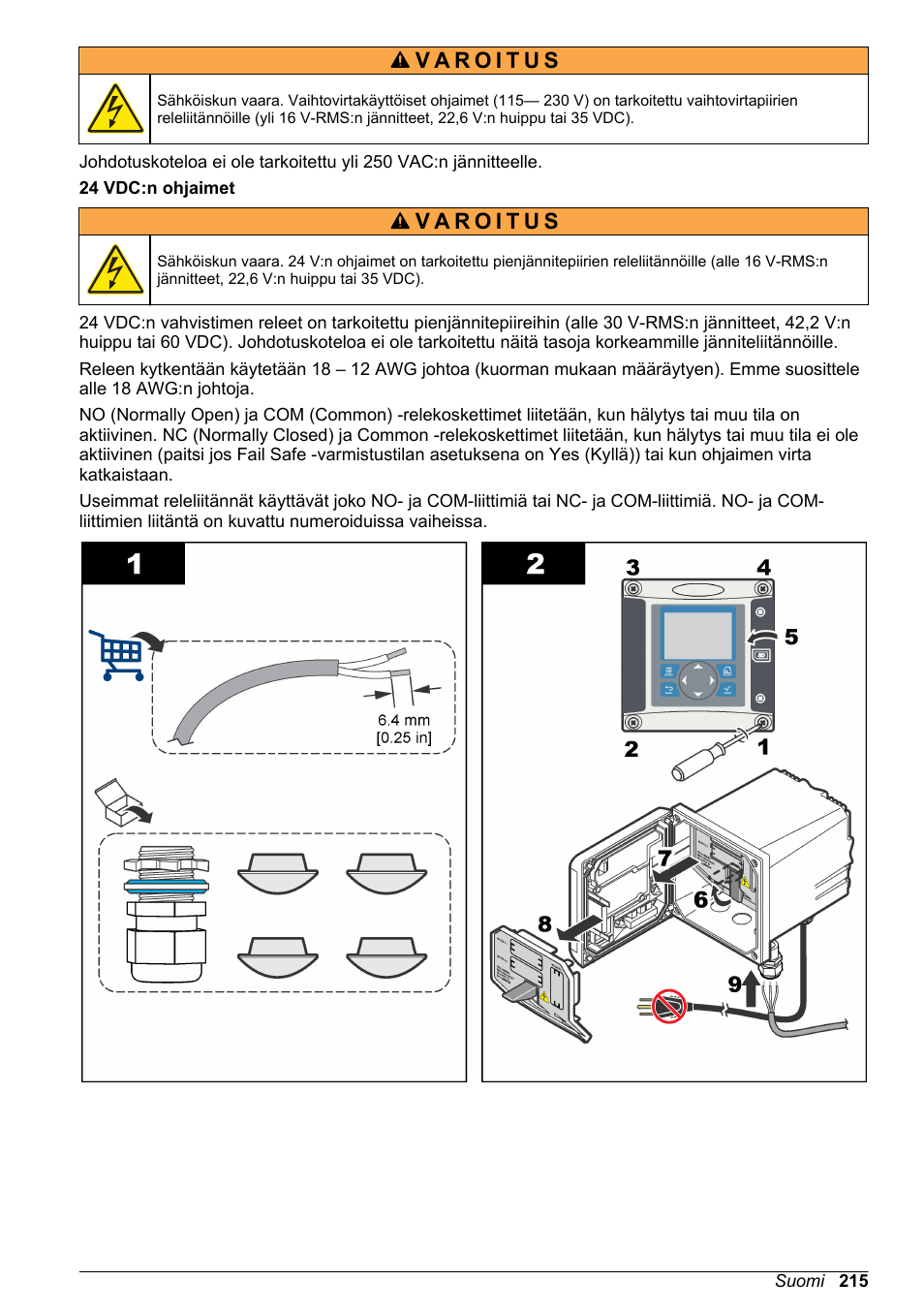 Hach-Lange POLYMETRON 9586 User Manual | Page 215 / 252