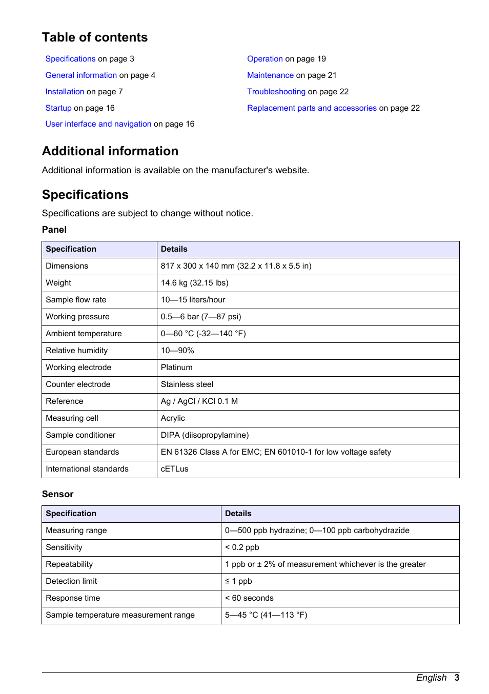 Hach-Lange POLYMETRON 9586 User Manual | Page 3 / 252