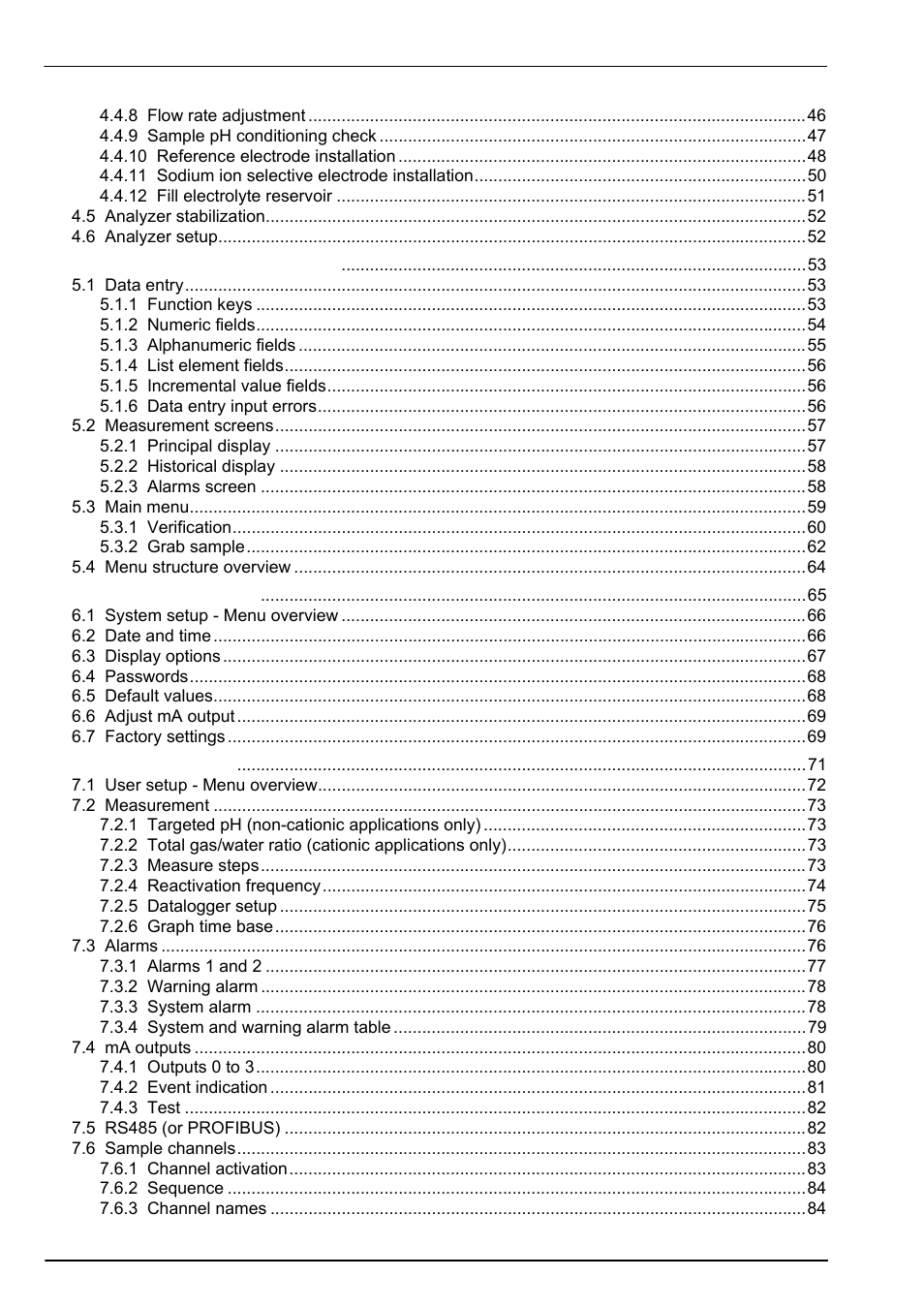 Hach-Lange POLYMETRON 9245 User Manual User Manual | Page 4 / 132