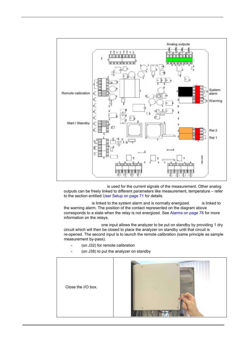 3 input/output connections, Installation 4.4.3 input/output connections | Hach-Lange POLYMETRON 9245 User Manual User Manual | Page 43 / 132
