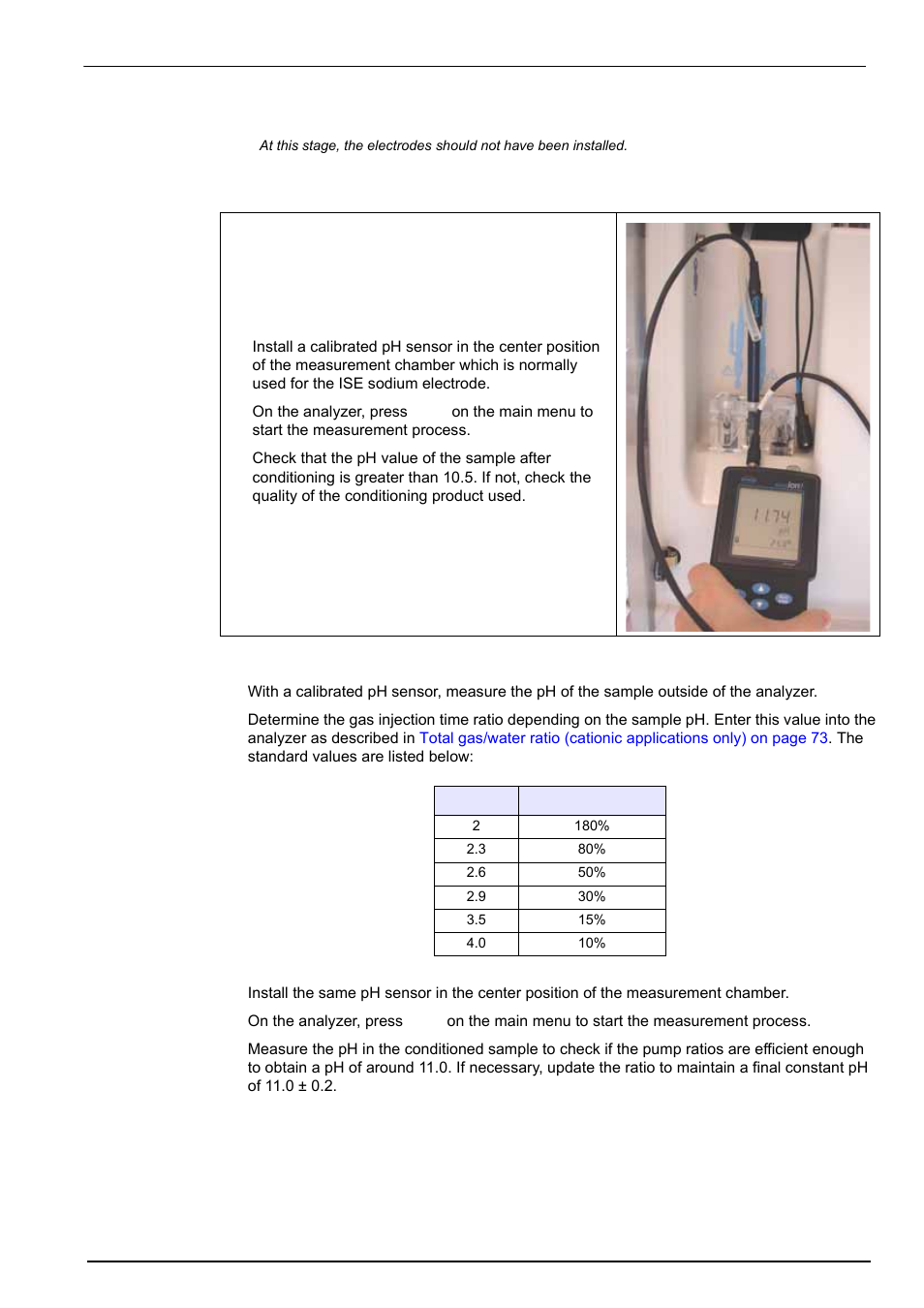 9 sample ph conditioning check, Installation 4.4.9 sample ph conditioning check | Hach-Lange POLYMETRON 9245 User Manual User Manual | Page 49 / 132