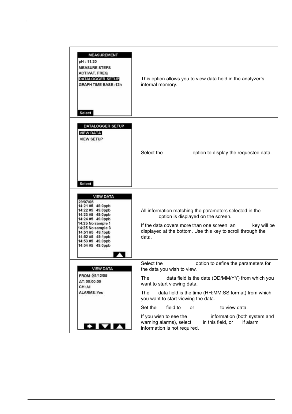 5 datalogger setup | Hach-Lange POLYMETRON 9245 User Manual User Manual | Page 77 / 132
