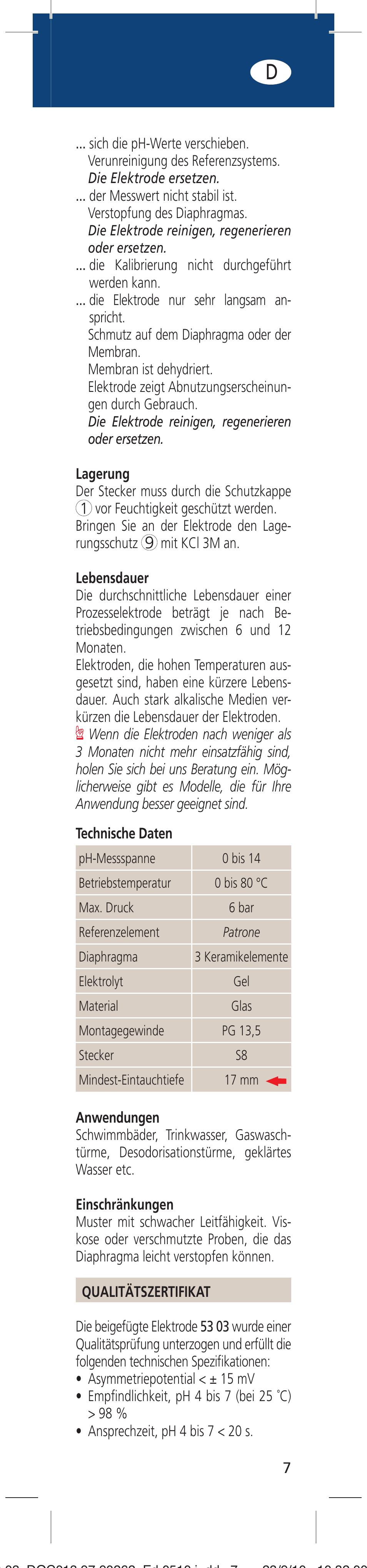 Hach-Lange 5303 User Manual | Page 7 / 16