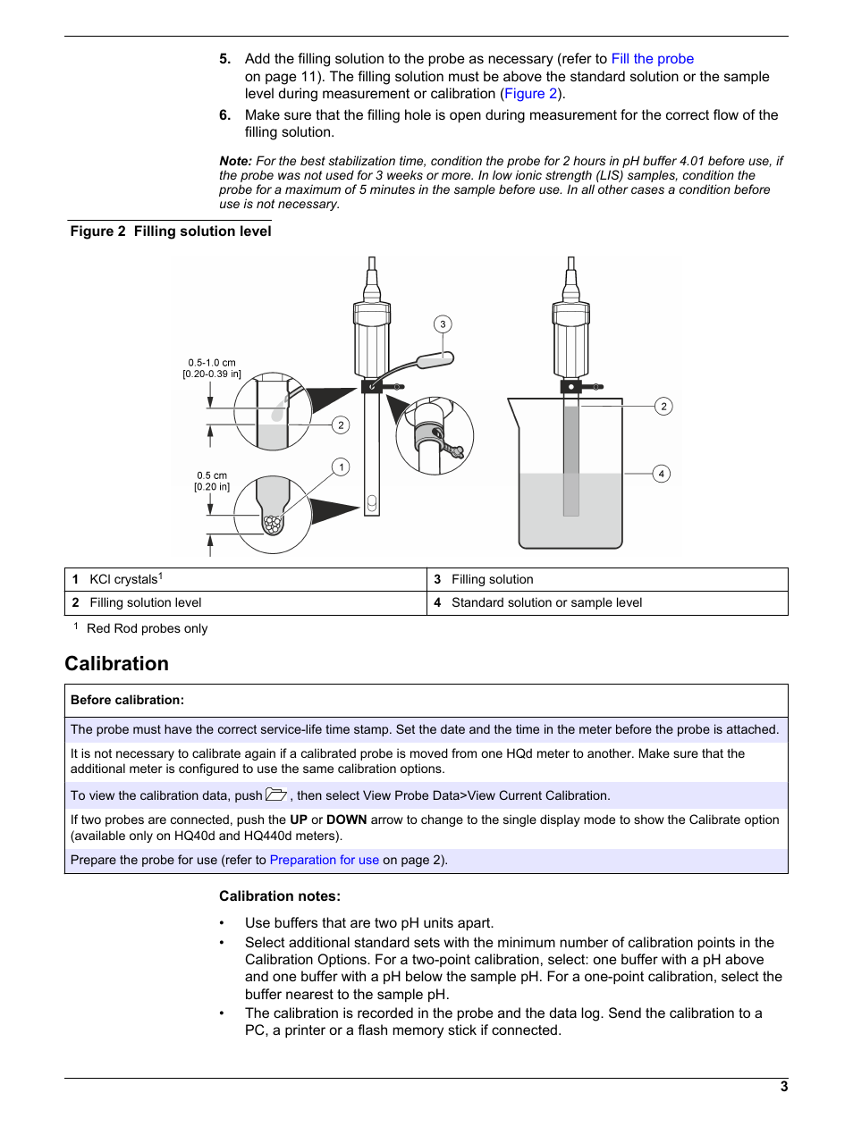Calibration | Hach-Lange PHC805 User Manual User Manual | Page 3 / 16