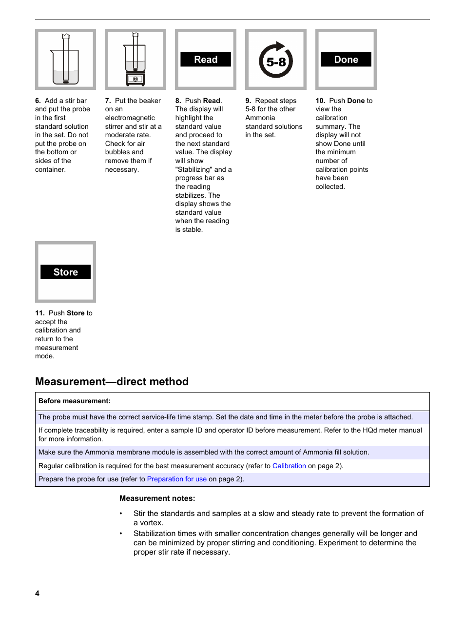 Measurement—direct method | Hach-Lange ISENH318103 User Manual User Manual | Page 4 / 14