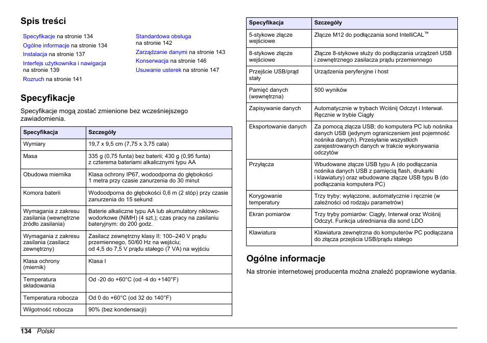 Hach-Lange HQ30D Basic User Manual User Manual | Page 134 / 354