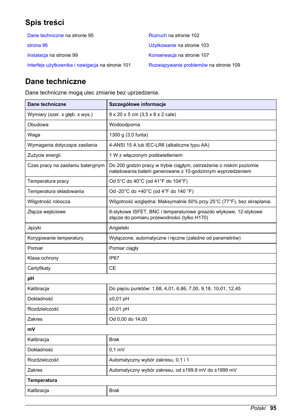 Hach-Lange H170 User Manual User Manual | Page 95 / 134
