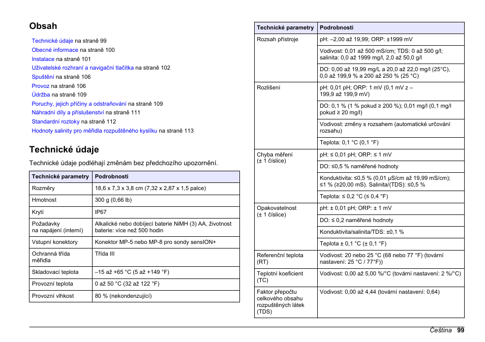 Hach-Lange SENSION+, Portable Meter, LPG2500 User Manual | Page 99 / 388