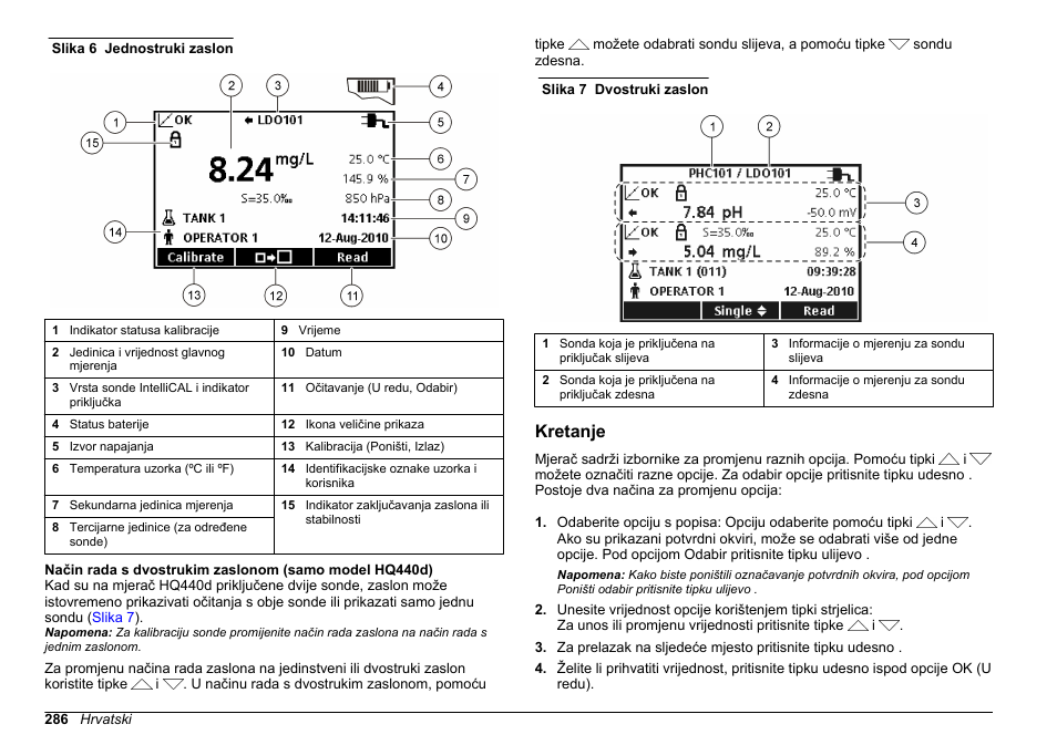Kretanje | Hach-Lange HQ411D Basic User Manual User Manual | Page 286 / 324
