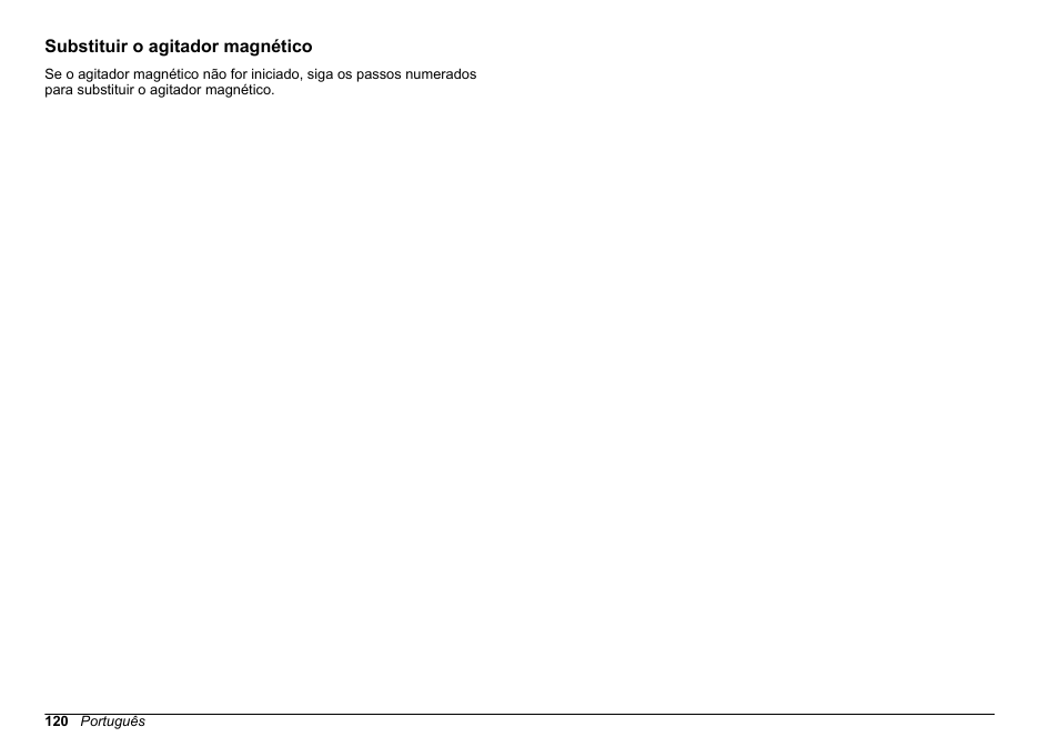 Substituir o agitador magnético | Hach-Lange SENSION+ MM374 User Manual | Page 120 / 490