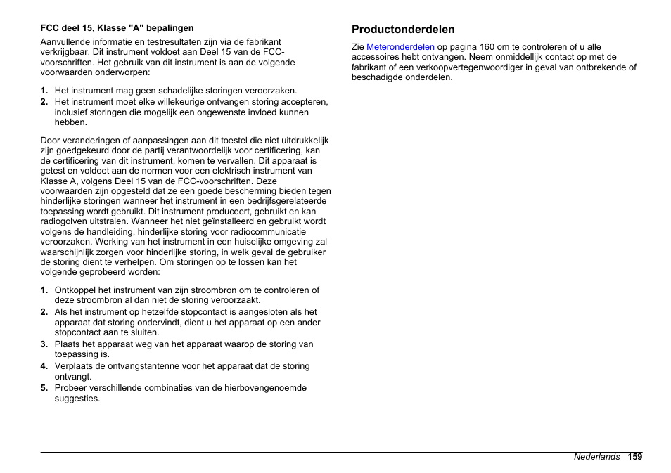 Productonderdelen | Hach-Lange SENSION+ MM378 User Manual | Page 159 / 520