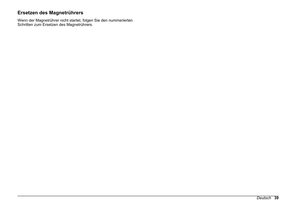 Ersetzen des magnetrührers | Hach-Lange SENSION+ MM378 User Manual | Page 39 / 520