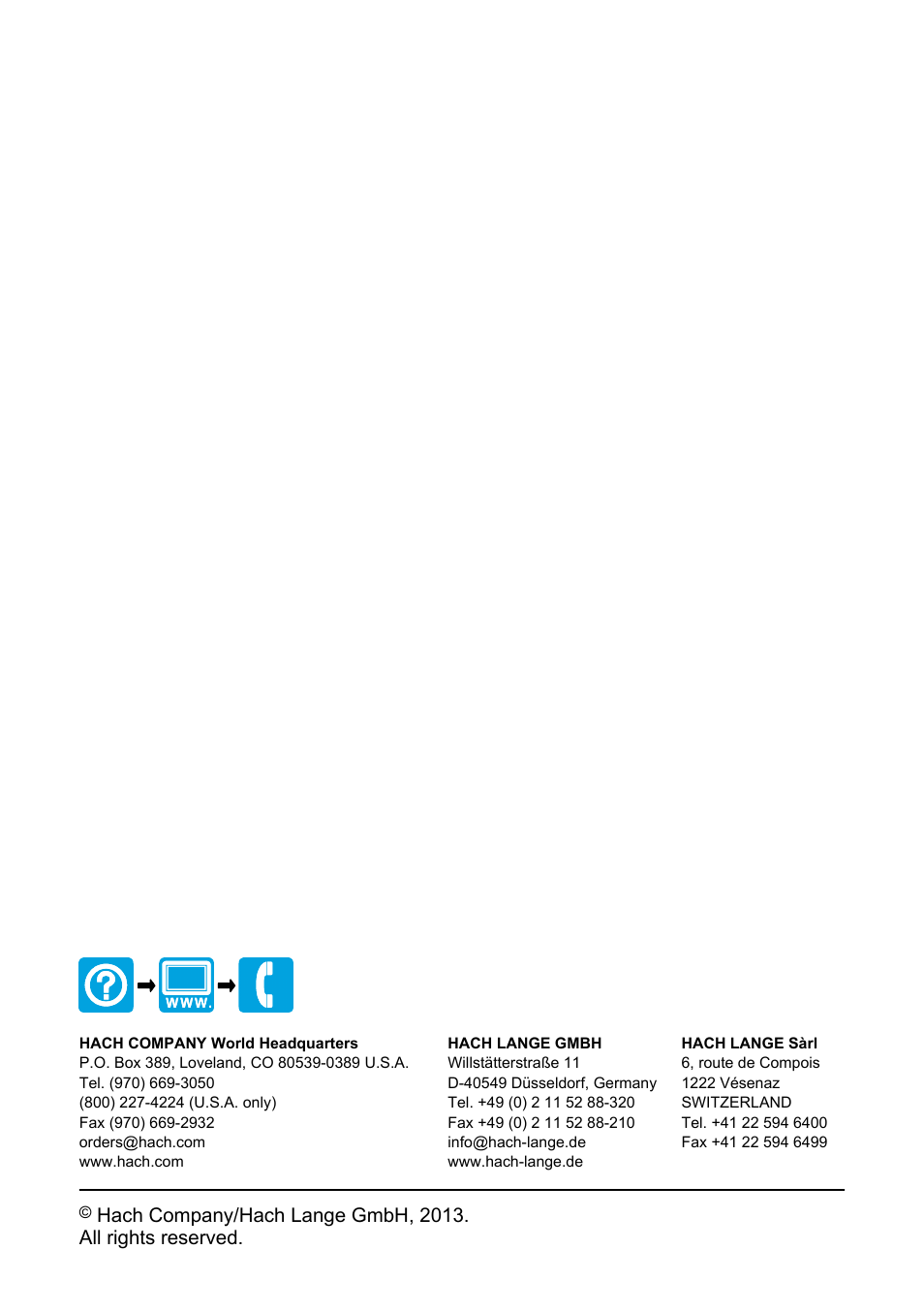 Hach-Lange SENSION+ 50 49 User Manual User Manual | Page 20 / 20