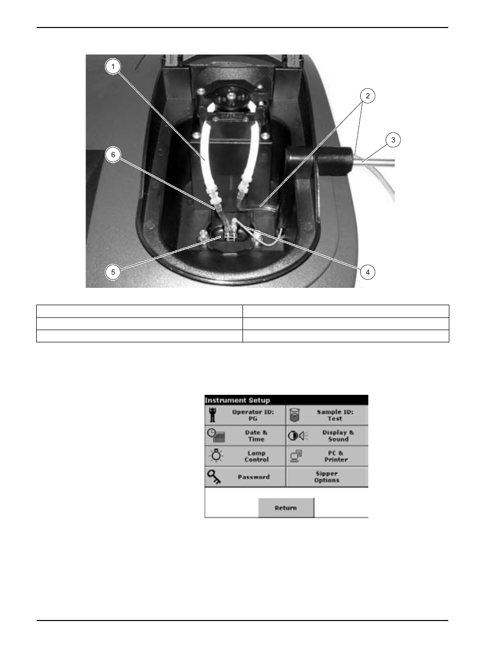 Figure 7 sipper module with tubes in place, Figure 7, Sipper module setup | Sipper module | Hach-Lange Sipper Module for DR 5000 User Manual | Page 6 / 12