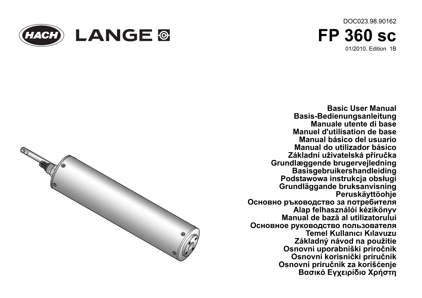 Hach-Lange FP 360 sc Basic User Manual User Manual | 359 pages