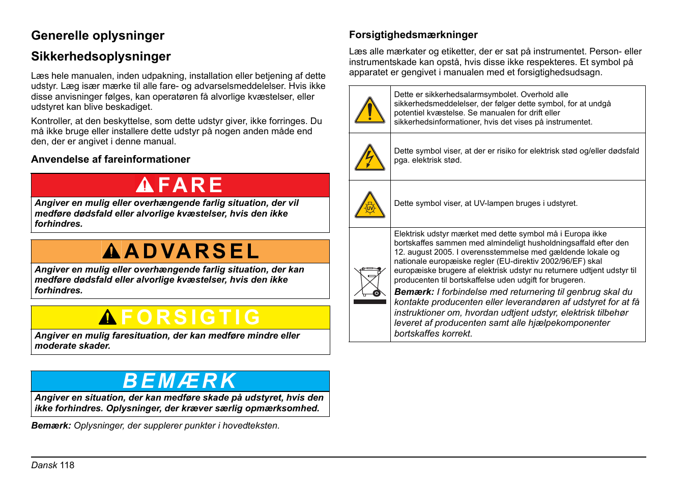 Fa r e | Hach-Lange FP 360 sc Basic User Manual User Manual | Page 118 / 359