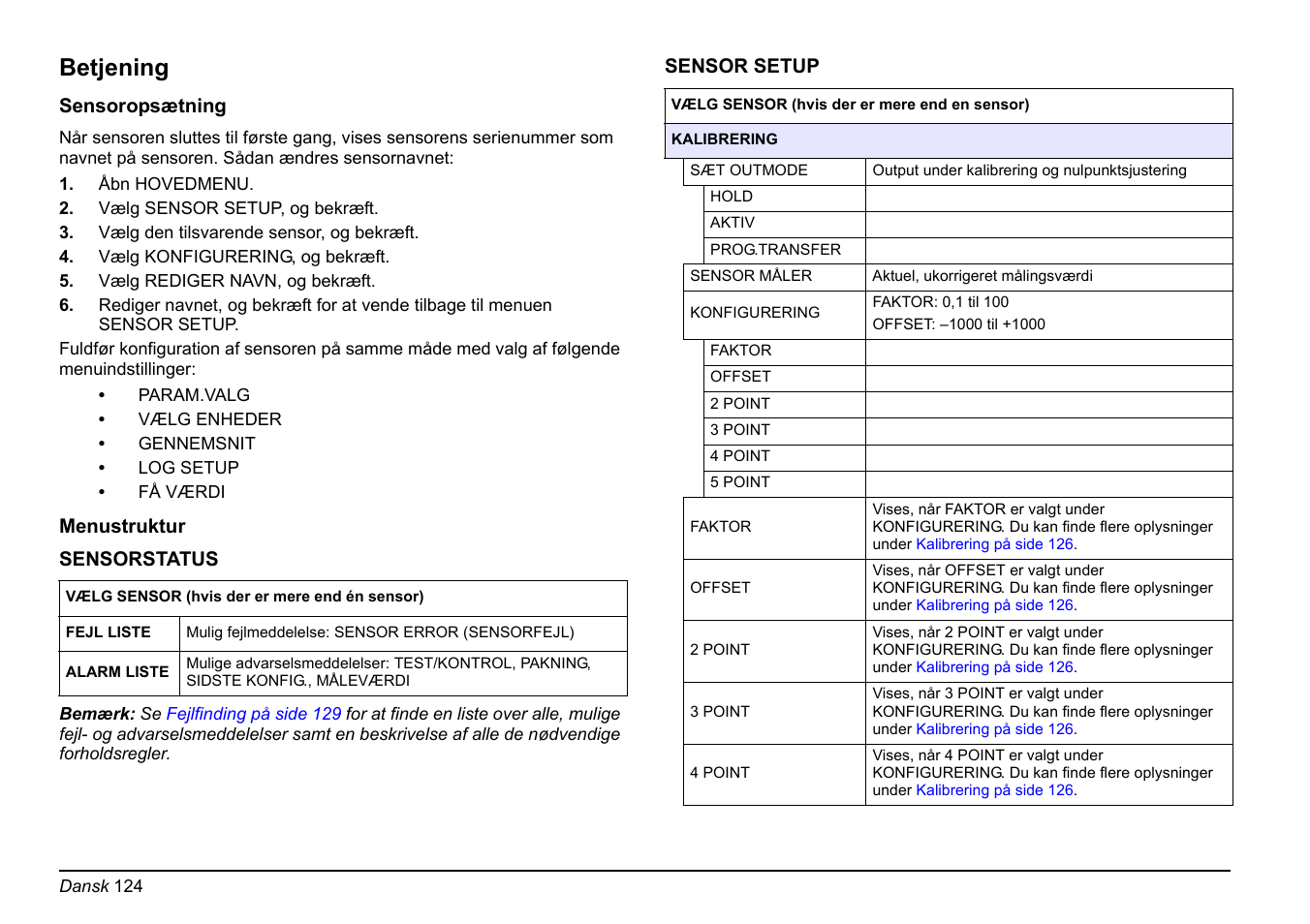 Betjening | Hach-Lange FP 360 sc Basic User Manual User Manual | Page 124 / 359