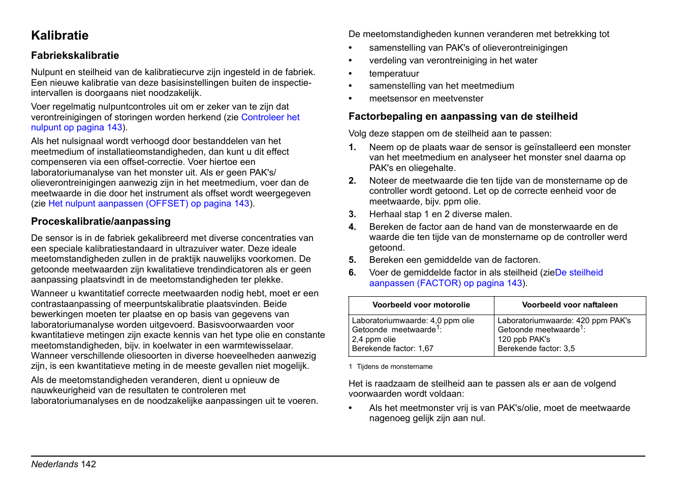 Kalibratie op, Kalibratie | Hach-Lange FP 360 sc Basic User Manual User Manual | Page 142 / 359