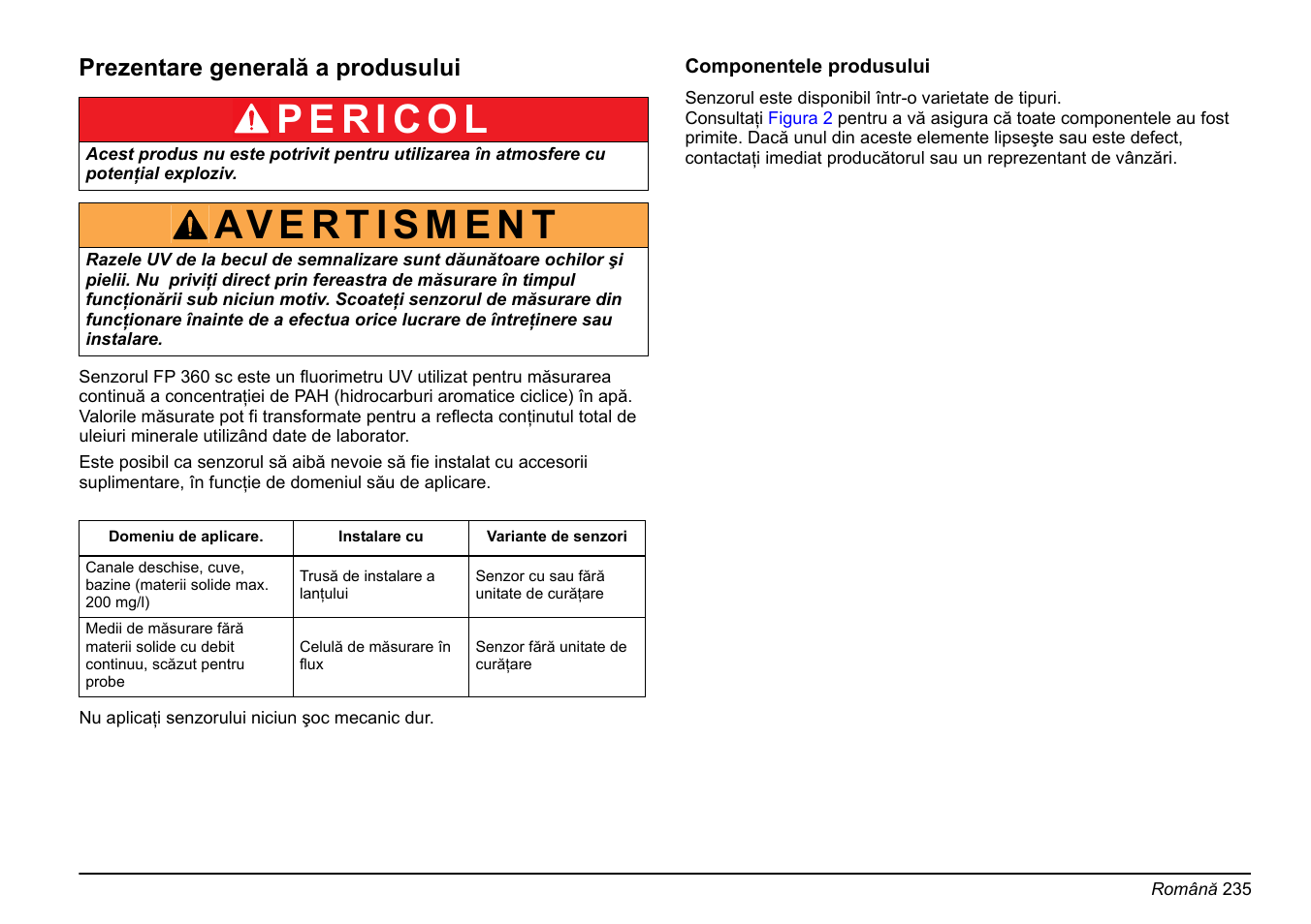 Prezentare generală a produsului | Hach-Lange FP 360 sc Basic User Manual User Manual | Page 235 / 359