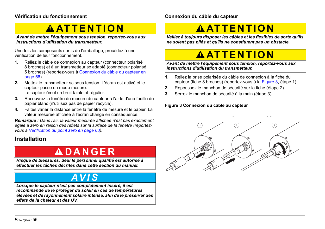 Av i s | Hach-Lange FP 360 sc Basic User Manual User Manual | Page 56 / 359