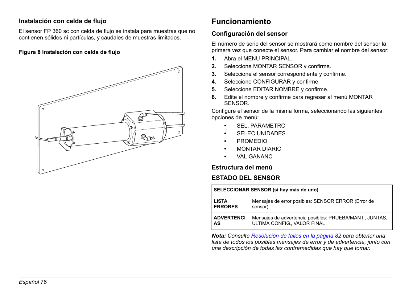 Funcionamiento | Hach-Lange FP 360 sc Basic User Manual User Manual | Page 76 / 359