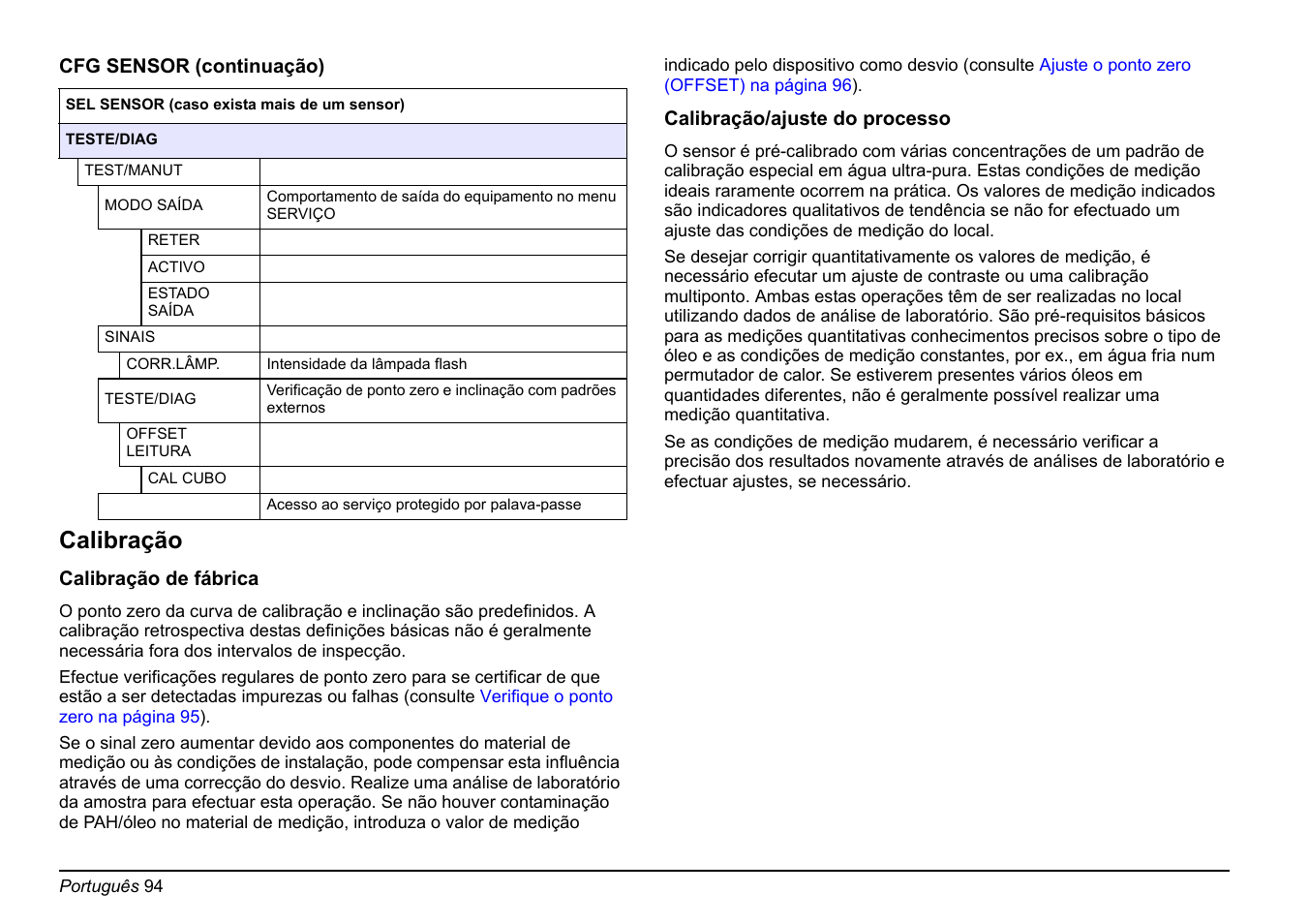 Calibração | Hach-Lange FP 360 sc Basic User Manual User Manual | Page 94 / 359