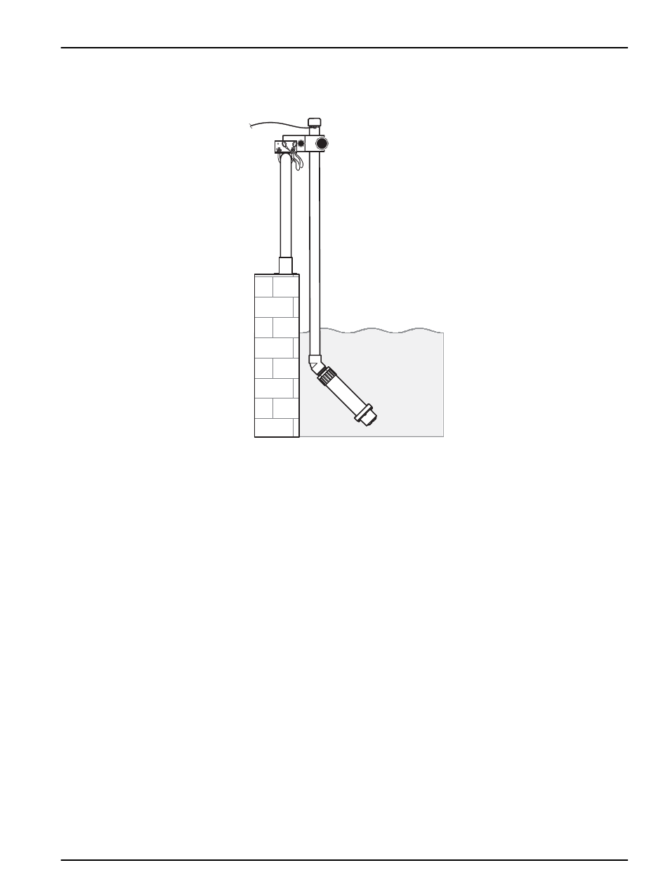 2 example of mounting the probe, Example of mounting the probe | Hach-Lange NISE sc User Manual | Page 19 / 46