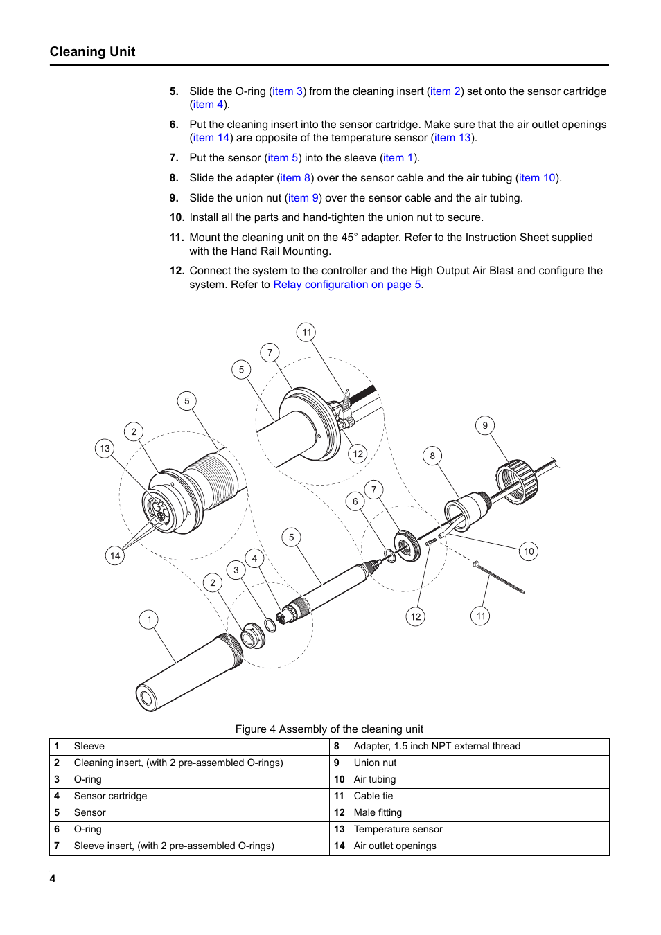 Cleaning unit | Hach-Lange Cleaning Unit User Manual | Page 4 / 6