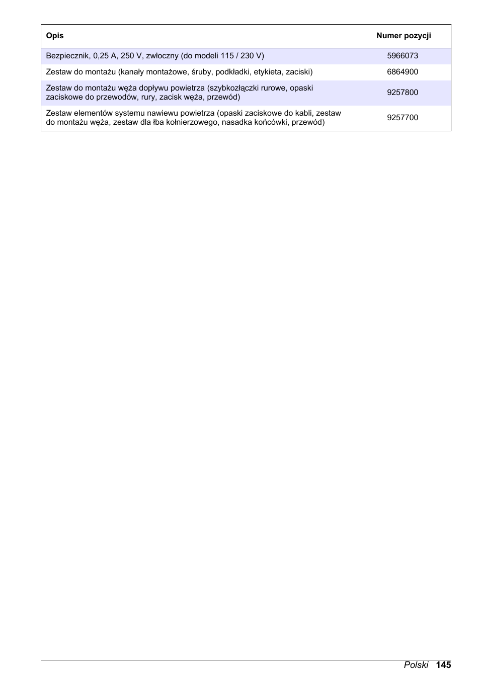 Hach-Lange High Output Airblast System (HOAB) User Manual | Page 145 / 272